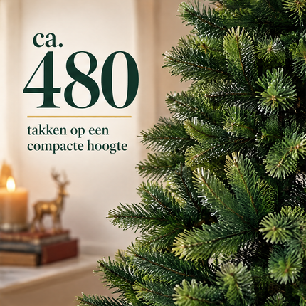 infographic opus55 infographic 2 - Cheqo® Kunstkerstboom 120 cm Ø80 cm zonder Verlichting
