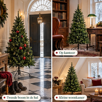 infographic opus55 infographic 3 - Cheqo® Kunstkerstboom 120 cm Ø80 cm zonder Verlichting