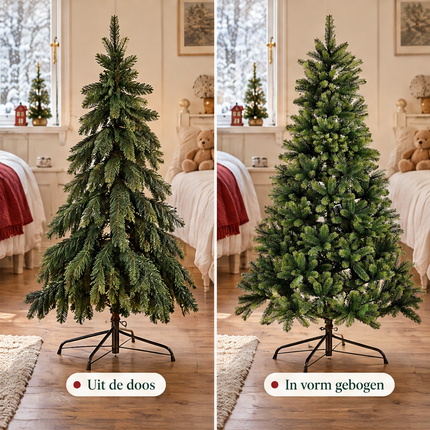 infographic opus55 infographic 5 - Cheqo® Kunstkerstboom 120 cm Ø80 cm zonder Verlichting