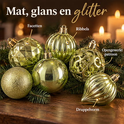 infographic opus55 infographic 4 - Cheqo® Kerstballen Set van 60 Lichtgroen