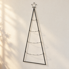 infographic opus55 hoofdafbeelding - Cheqo® Wandkerstboom Zwart met Ster