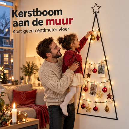 infographic opus55 infographic 1 - Cheqo® Wandkerstboom Zwart met Ster