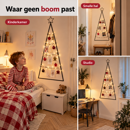 infographic opus55 infographic 6 - Cheqo® Wandkerstboom Zwart met Ster