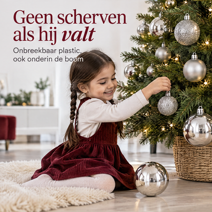 infographic opus55 infographic 4 - Cheqo® Kerstballen Set van 46 Zilver