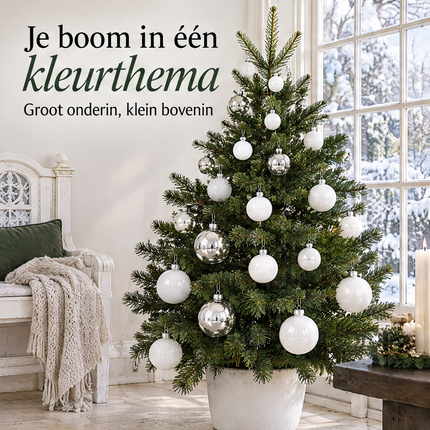infographic opus55 infographic 1 - Cheqo® Kerstballen Set van 42 Wit en Zilver