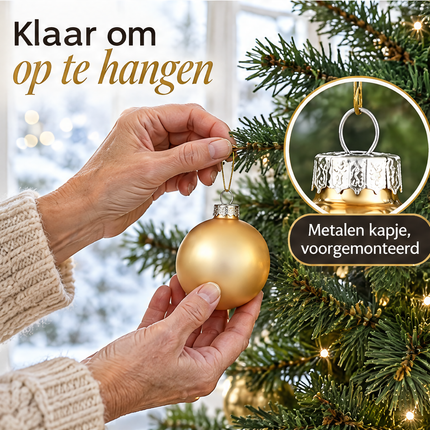 infographic opus55 infographic 5 - Cheqo® Kerstballen Set van 42 Goud