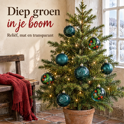 infographic opus55 infographic 1 - Cheqo® Kerstballen Set van 9 Groen