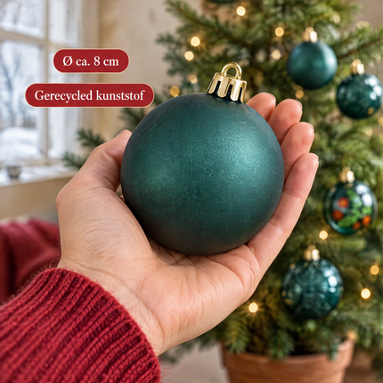 infographic opus55 infographic 4 - Cheqo® Kerstballen Set van 9 Groen