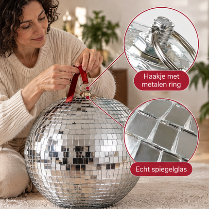 infographic opus55 infographic 3 - Cheqo® Discobal 50 cm Zilver