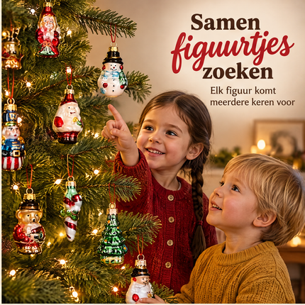 infographic opus55 infographic 3 - Cheqo® Kersthangers Set van 20 Glazen Figuurtjes