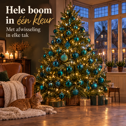 infographic opus55 infographic 1 - Cheqo® Kerstballen Set van 60 Donkergroen