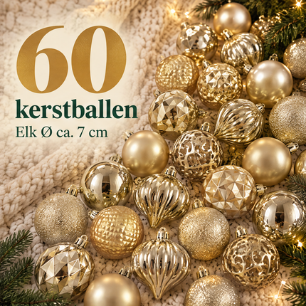 infographic opus55 infographic 3 - Cheqo® Kerstballen Set van 60 Champagne