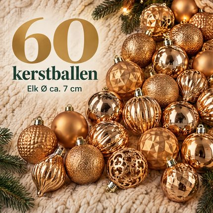 infographic opus55 infographic 3 - Cheqo® Kerstballen Set van 60 Koper
