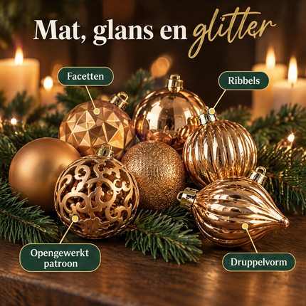 infographic opus55 infographic 4 - Cheqo® Kerstballen Set van 60 Koper