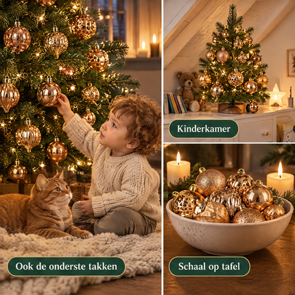 infographic opus55 infographic 6 - Cheqo® Kerstballen Set van 60 Koper