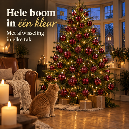infographic opus55 infographic 1 - Cheqo® Kerstballen Set van 60 Donkerrood