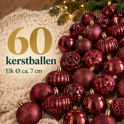 infographic opus55 infographic 3 - Cheqo® Kerstballen Set van 60 Donkerrood
