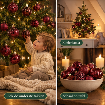 infographic opus55 infographic 6 - Cheqo® Kerstballen Set van 60 Donkerrood
