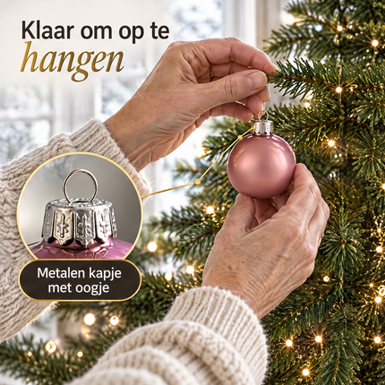 infographic opus55 infographic 5 - Cheqo® Kerstballen Set van 26 Roze