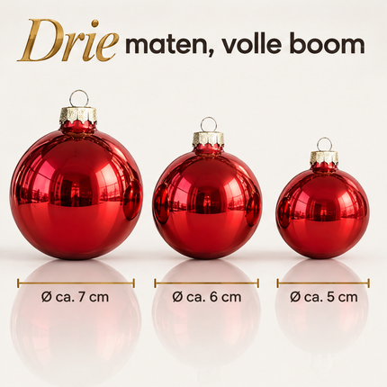 infographic opus55 infographic 4 - Cheqo® Kerstballen Set van 26 Rood