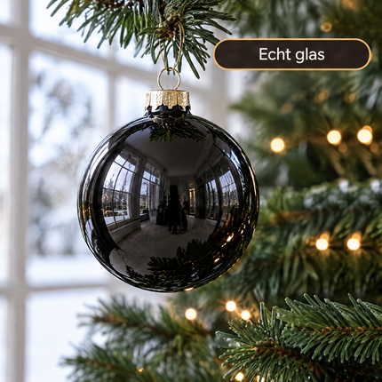 infographic opus55 infographic 2 - Cheqo® Kerstballen Set van 26 Zwart