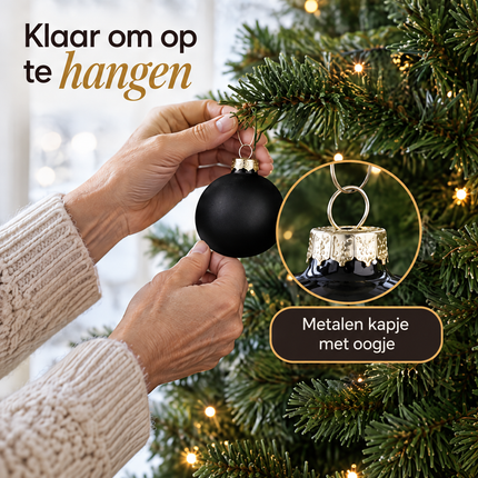 infographic opus55 infographic 5 - Cheqo® Kerstballen Set van 26 Zwart