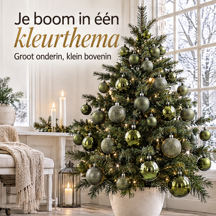 infographic opus55 infographic 1 - Cheqo® Kerstballen Set van 26 Groen