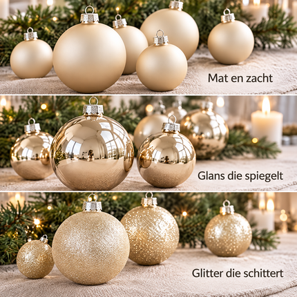 infographic opus55 infographic 3 - Cheqo® Kerstballen Set van 26 Champagne
