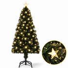 infographic opus55 hoofdafbeelding - Cheqo® Kunstkerstboom 150 cm met Verlichting Warm Wit