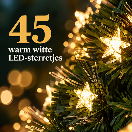 infographic opus55 infographic 3 - Cheqo® Mini Kerstboom 45 cm met Verlichting Warm Wit