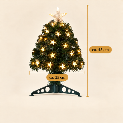 infographic opus55 infographic 5 - Cheqo® Mini Kerstboom 45 cm met Verlichting Warm Wit