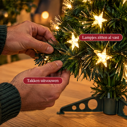 infographic opus55 infographic 6 - Cheqo® Mini Kerstboom 45 cm met Verlichting Warm Wit
