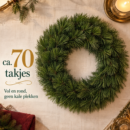 infographic opus55 infographic 3 - Cheqo® Kerstkrans 45 cm Groen zonder Versiering