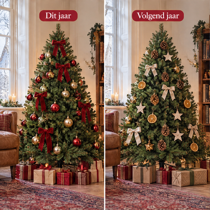 infographic opus55 infographic 4 - Cheqo® Kunstkerstboom 155 cm zonder Verlichting