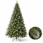 infographic opus55 hoofdafbeelding - Cheqo® Kunstkerstboom 215 cm met Witte Naaldpuntjes