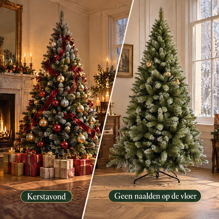 infographic opus55 infographic 6 - Cheqo® Kunstkerstboom 215 cm met Witte Naaldpuntjes