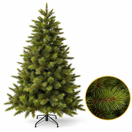 infographic opus55 hoofdafbeelding - Cheqo® Kunstkerstboom 215 cm met Harde Naalden
