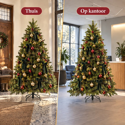 infographic opus55 infographic 5 - Cheqo® Kunstkerstboom 230 cm met Harde Naalden