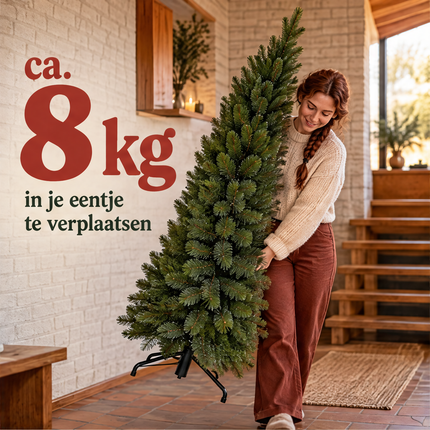 infographic opus55 infographic 2 - Cheqo® Kunstkerstboom 215 cm zonder Verlichting
