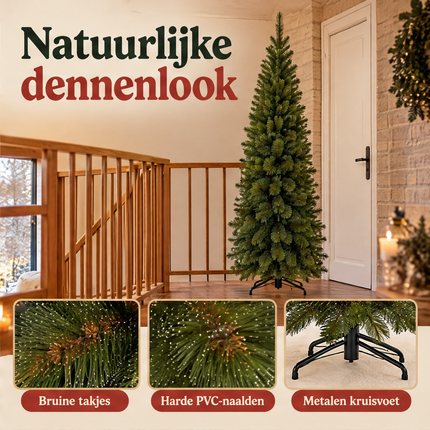 infographic opus55 infographic 3 - Cheqo® Kunstkerstboom 215 cm zonder Verlichting
