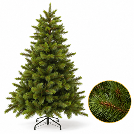 infographic opus55 hoofdafbeelding - Cheqo® Kunstkerstboom 155 cm met Harde Naalden