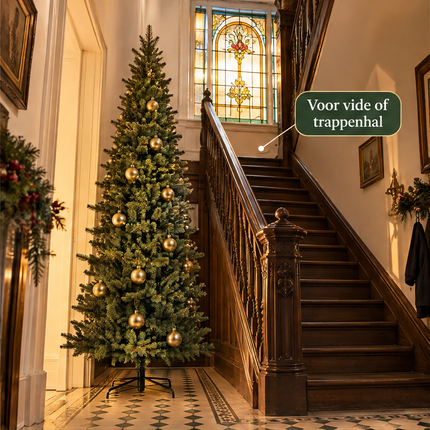 infographic opus55 infographic 2 - Cheqo® Kunstkerstboom 260 cm zonder Verlichting