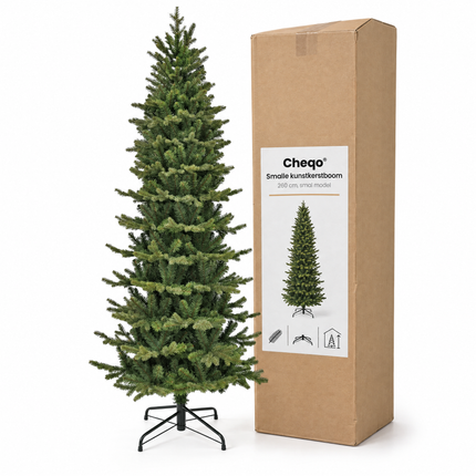 infographic opus55 verpakking - Cheqo® Kunstkerstboom 260 cm zonder Verlichting