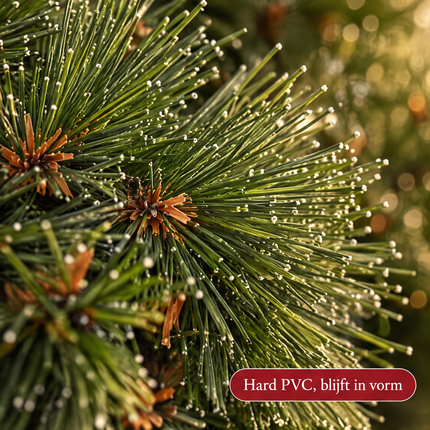 infographic opus55 infographic 3 - Cheqo® Kerstkrans 90 cm met Witte Naaldpuntjes zonder Verlichting