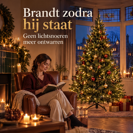 infographic opus55 infographic 1 - Cheqo® Kunstkerstboom 185 cm met Verlichting Extra Warm Wit
