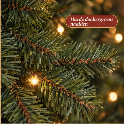 infographic opus55 infographic 3 - Cheqo® Kunstkerstboom 185 cm met Verlichting Warm Wit