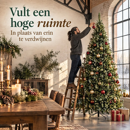 infographic opus55 infographic 1 - Cheqo® Kunstkerstboom 230 cm met Witte Naaldpuntjes