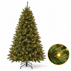 infographic opus55 hoofdafbeelding - Cheqo® Kunstkerstboom 155 cm met Verlichting Warm Wit