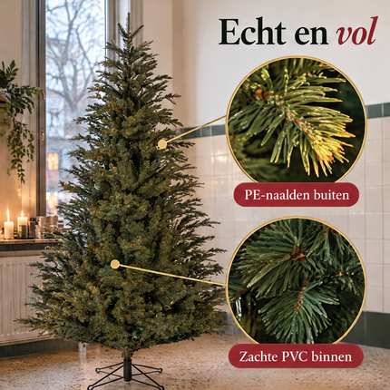 infographic opus55 infographic 2 - Cheqo® Kunstkerstboom 155 cm zonder Verlichting