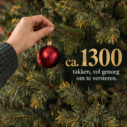 infographic opus55 infographic 4 - Cheqo® Kunstkerstboom 155 cm zonder Verlichting